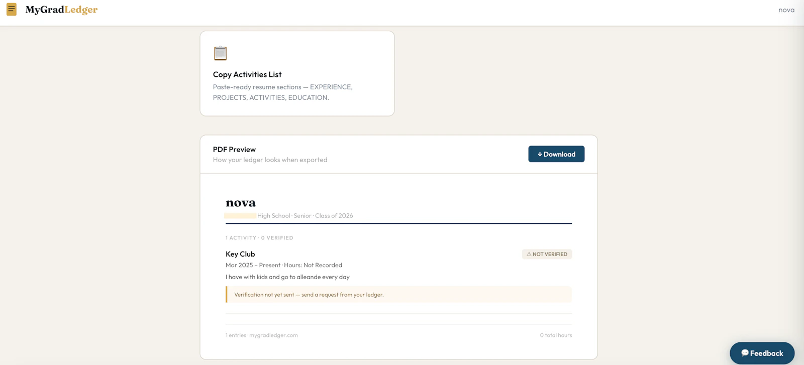 MyGradLedger  screenshot 5