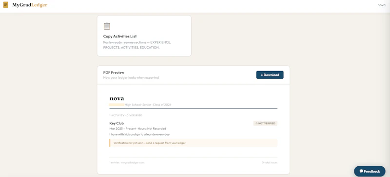 MyGradLedger  screenshot 5