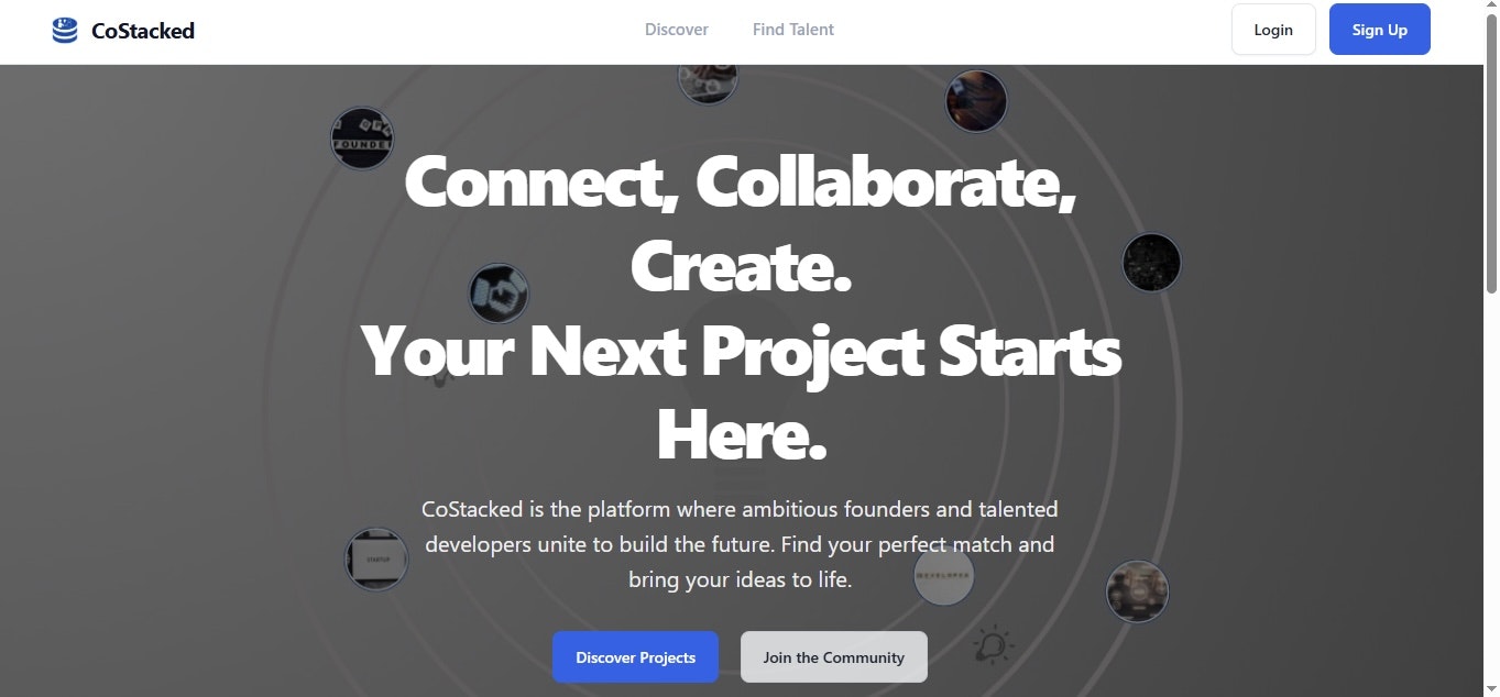 CoStacked - Product Hunt launch logo