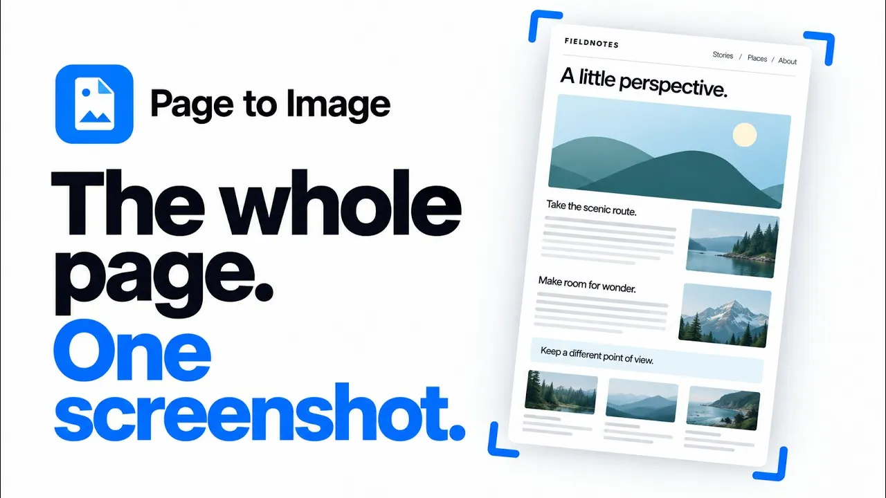 Page to Image - Screenshots & PDF gallery image