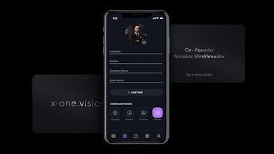 x-one.vision NFC Business Card gallery image