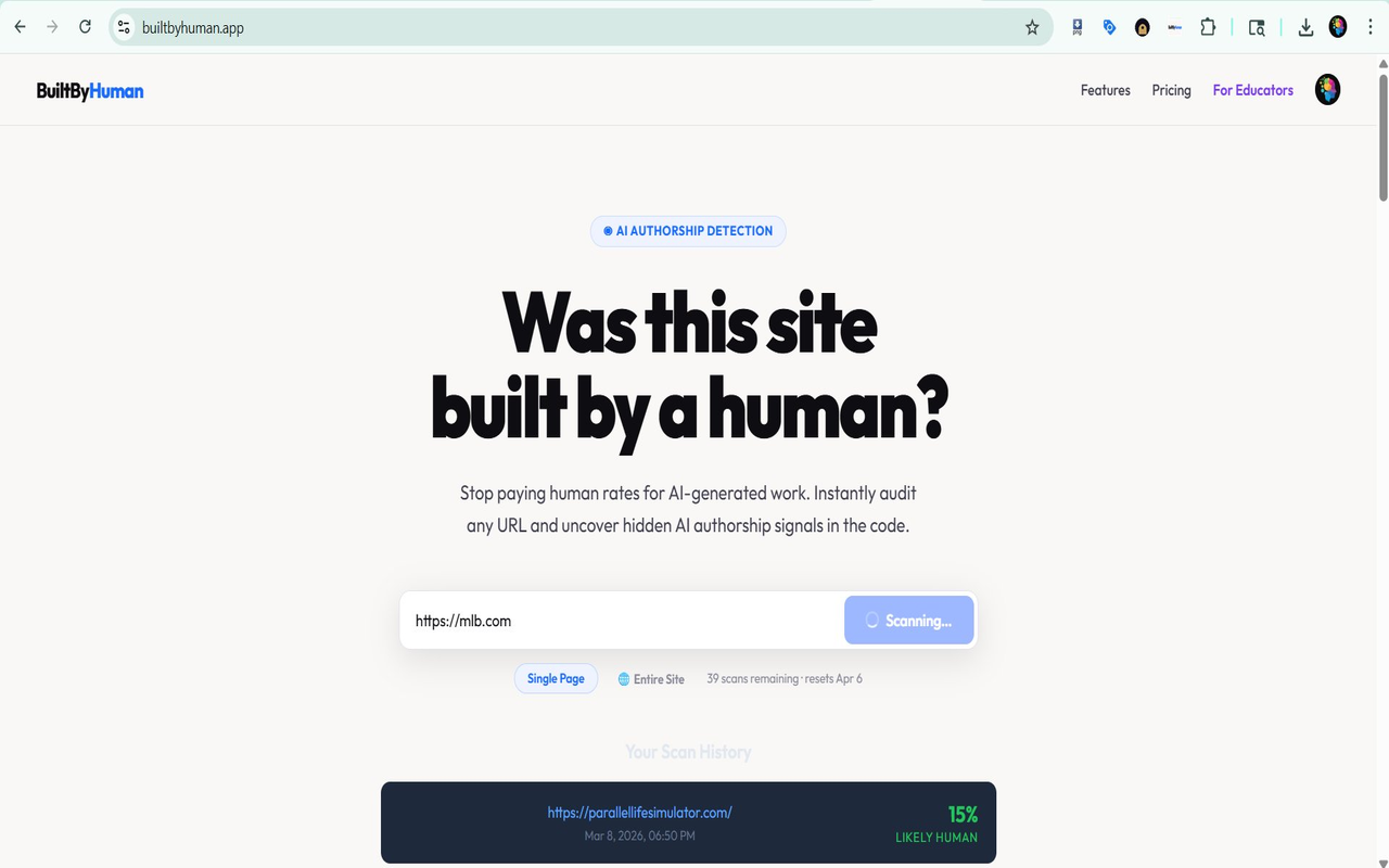 builtbyhuman.app gallery image