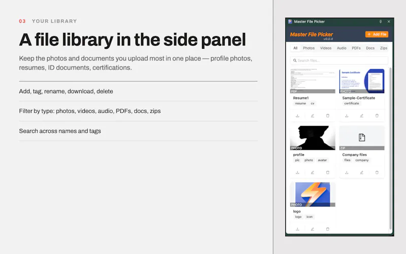 Master File Picker— Quick Upload Manager screenshot 3