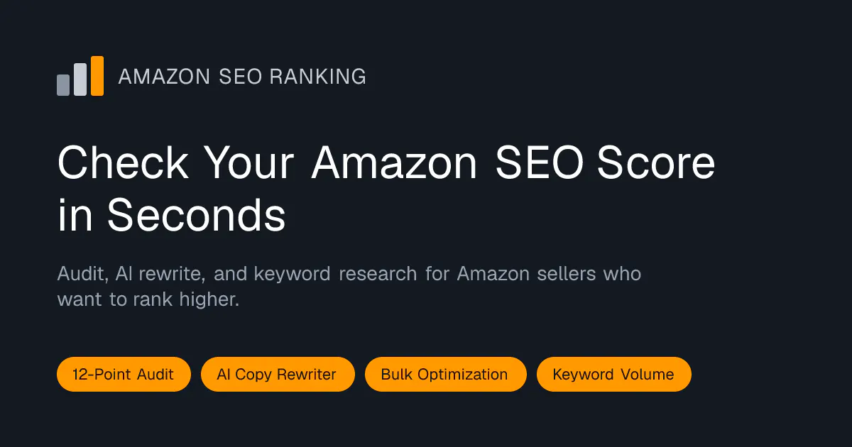 Amazon SEO Ranking gallery image