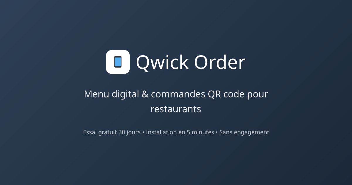Qwick Order gallery image