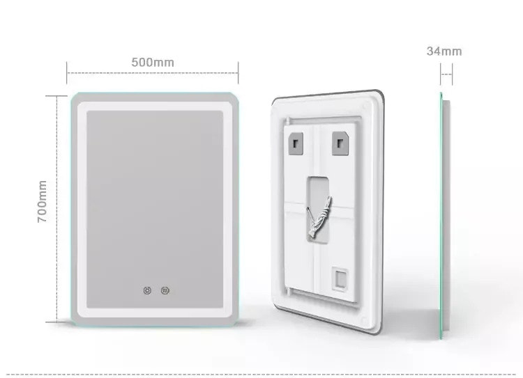LED & Fog Free Bathroom LED Mirror gallery image