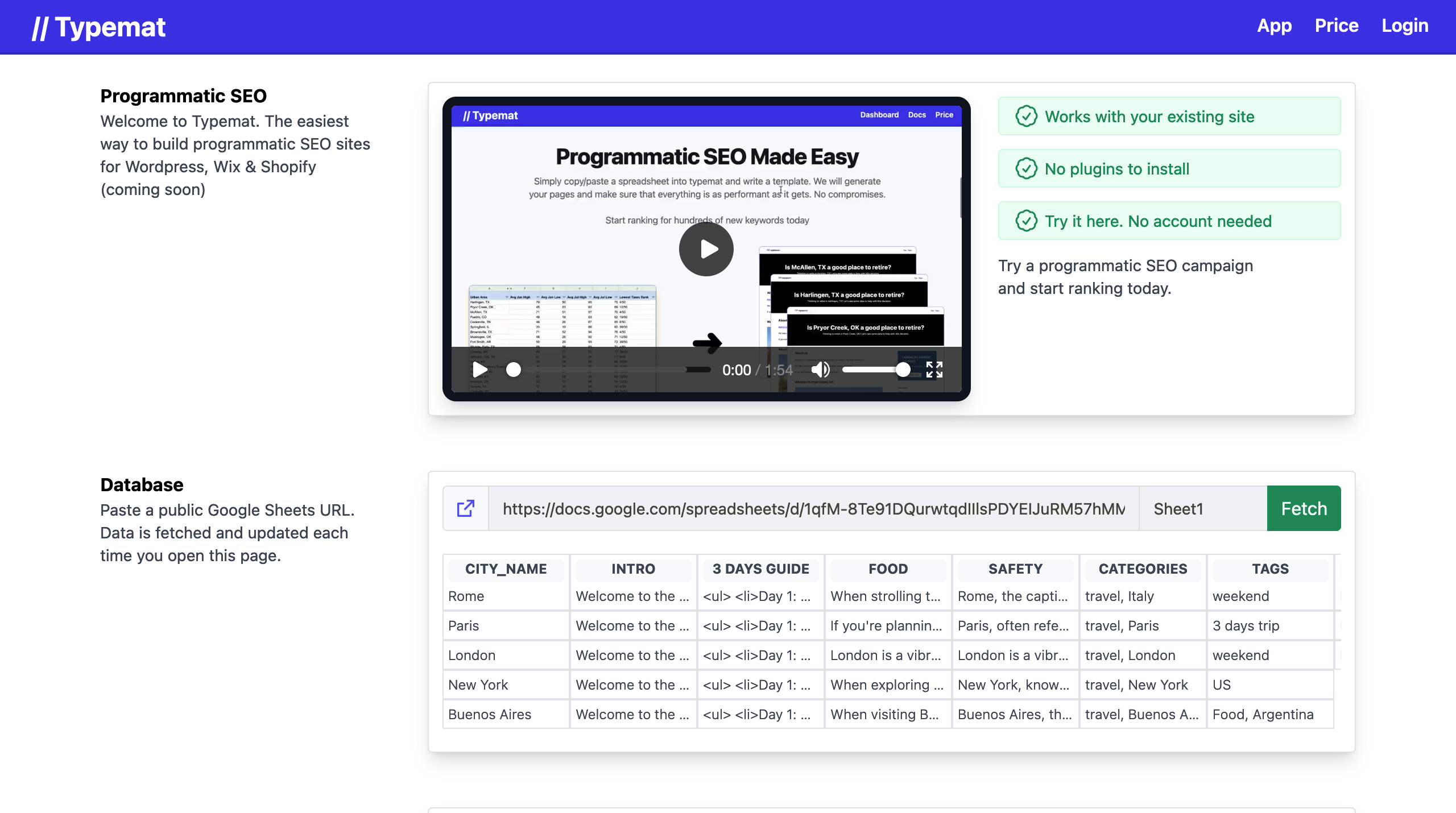 Typemat.com - Создайте тысячи страниц за считанные минуты и ранжирование № 1 в Google медиа 2