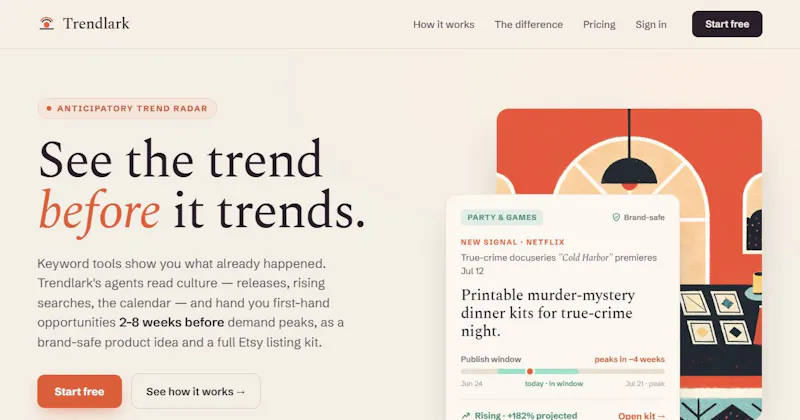 Trendlark screenshot 2
