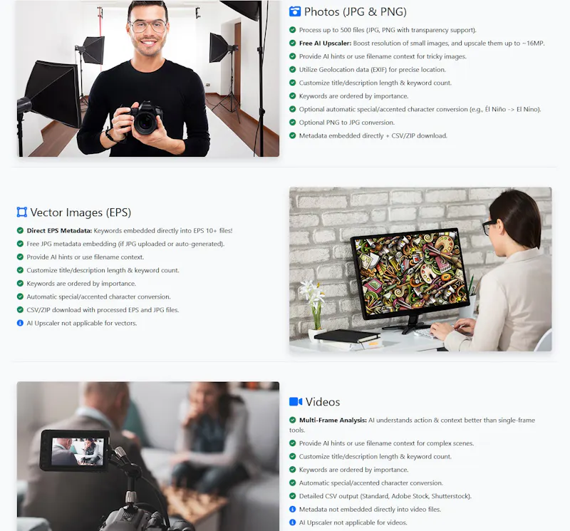 Photokeyworder.ai screenshot 2