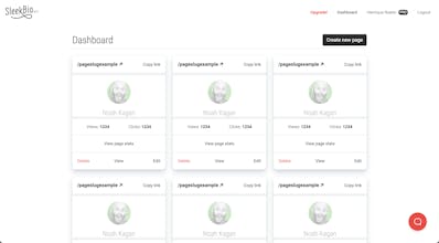 SleekBio 2.0 gallery image