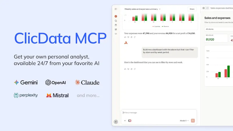 ClicData MCP screenshot 1 (video preview)