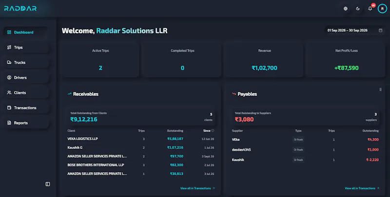 Raddar screenshot 2