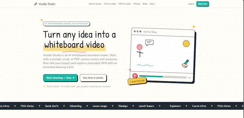 Voodle Studio screenshot 2