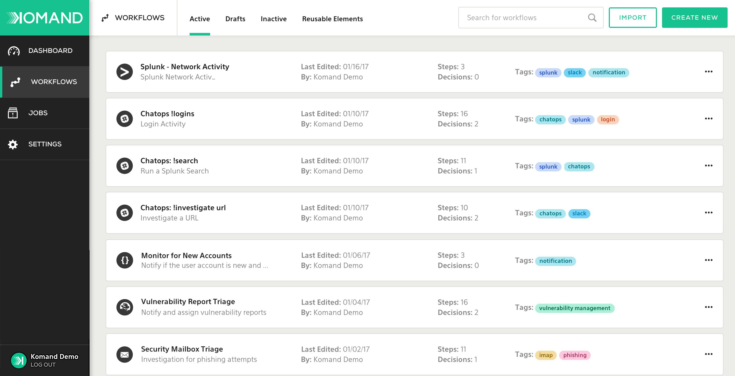 Komand Security Orchestration & Automation gallery image