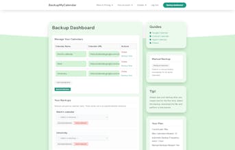 BackupMyCalendar gallery image