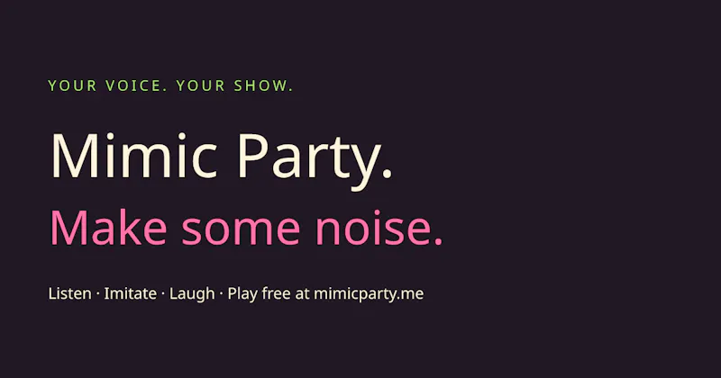 Mimic Party screenshot 1