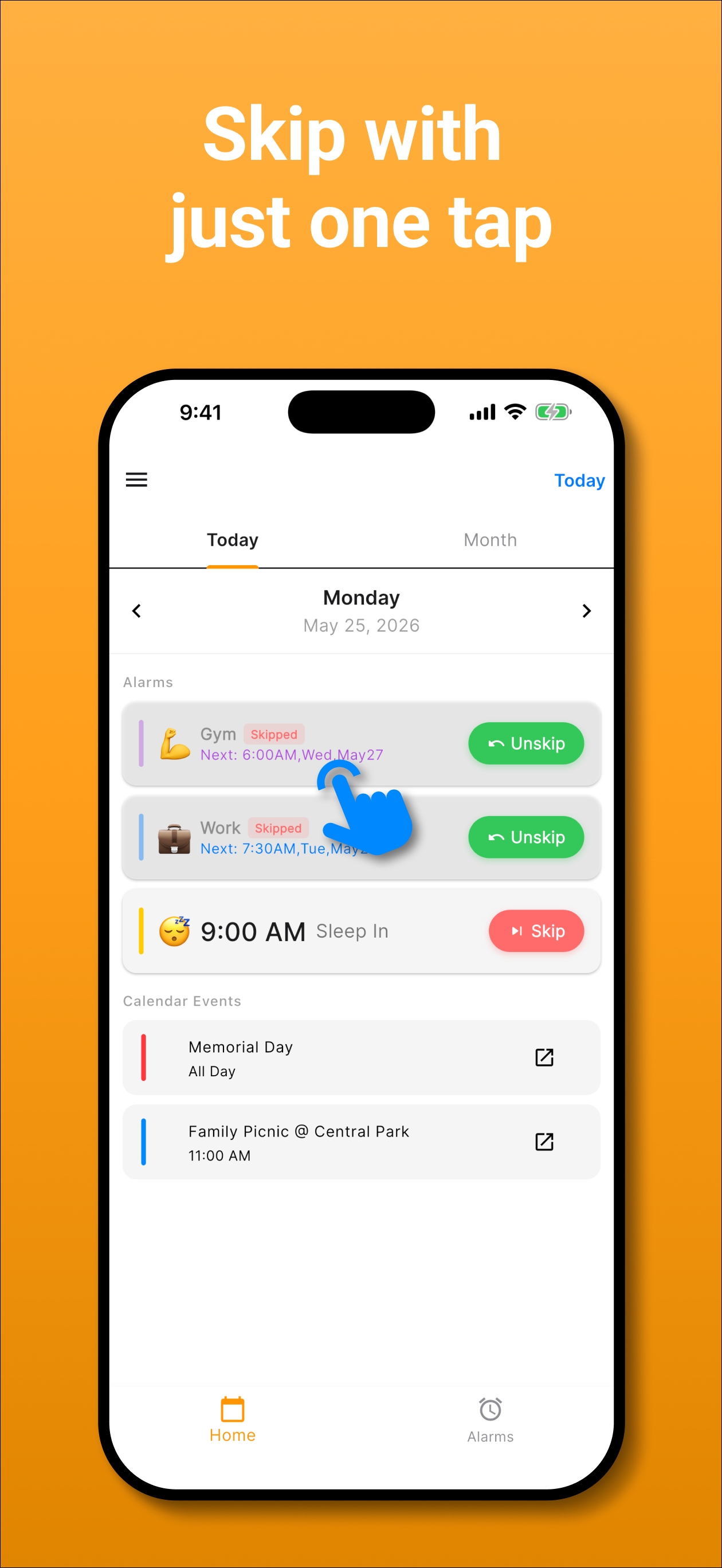 Minus Alarm - Screenshot 2 showing product features and functionality