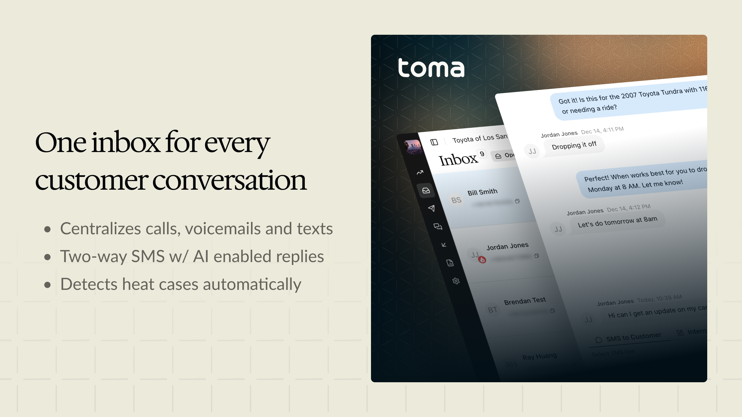 Toma - Screenshot 3 showing product features and functionality