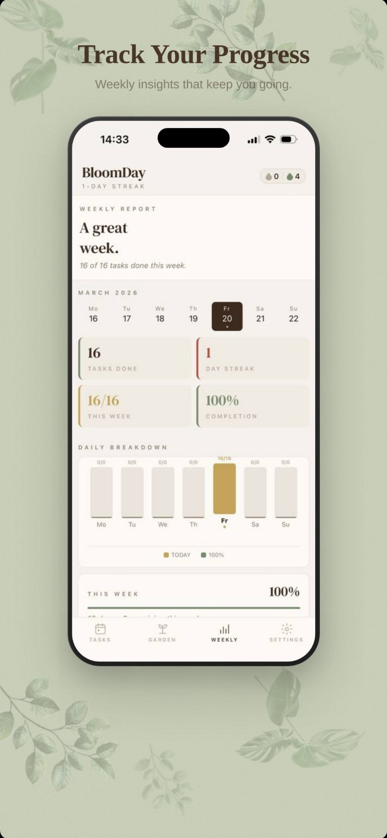 BloomDay: Tasks & Garden gallery image