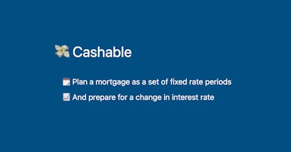 Cashable - Mortgage Planner gallery image