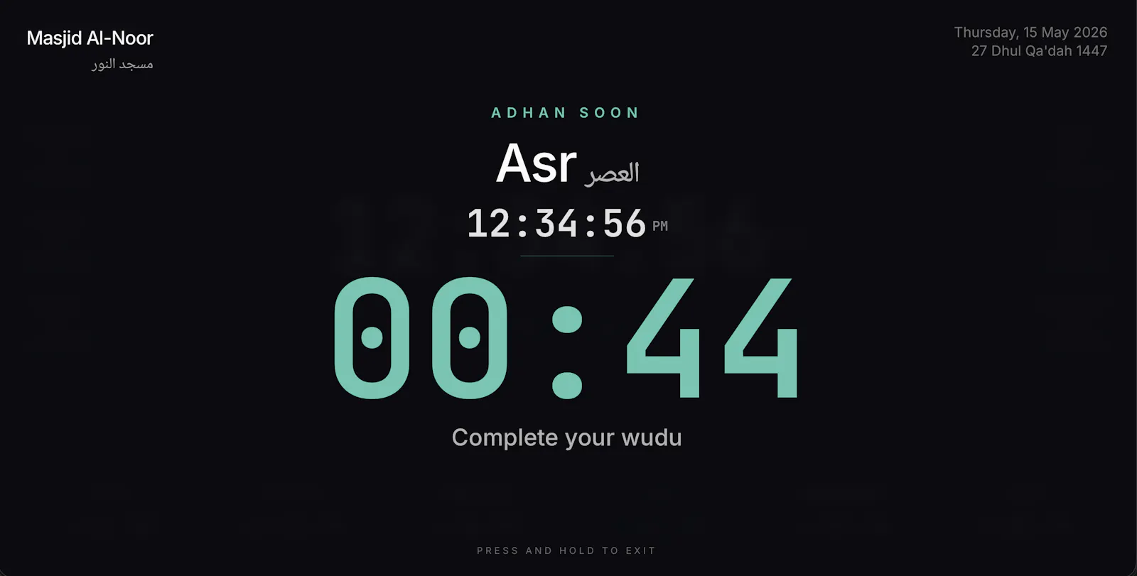 Salah Clock screenshot 11