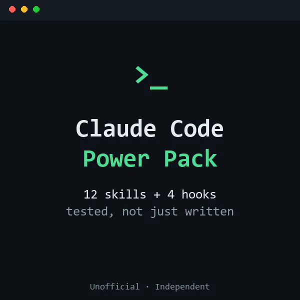 Claude Code Power Pack product banner