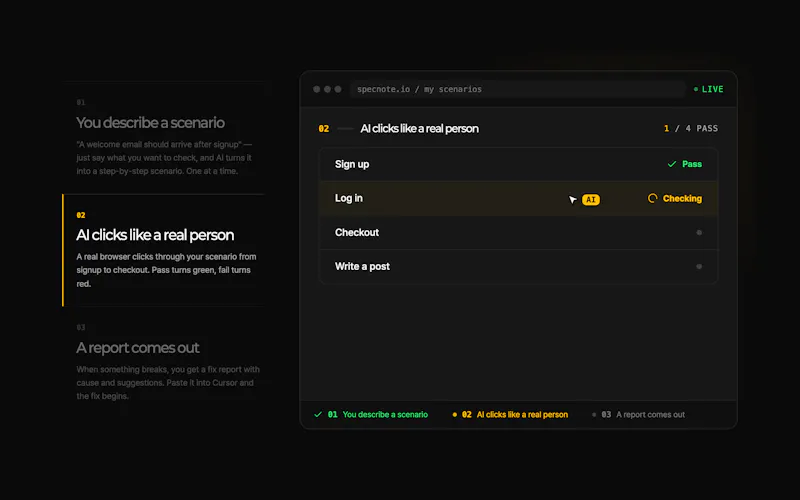 Specnote screenshot 3