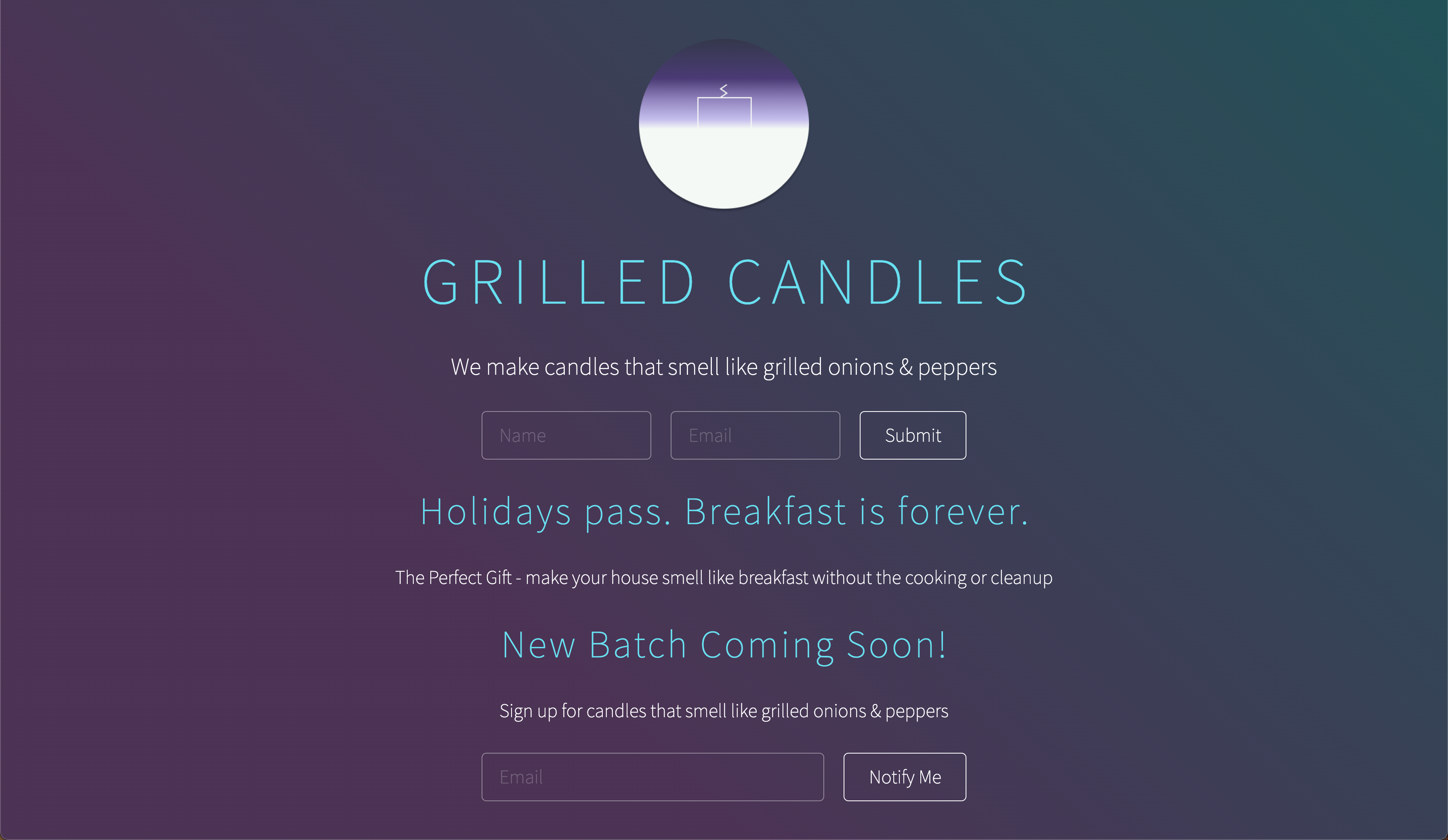 Grilled Candles gallery image