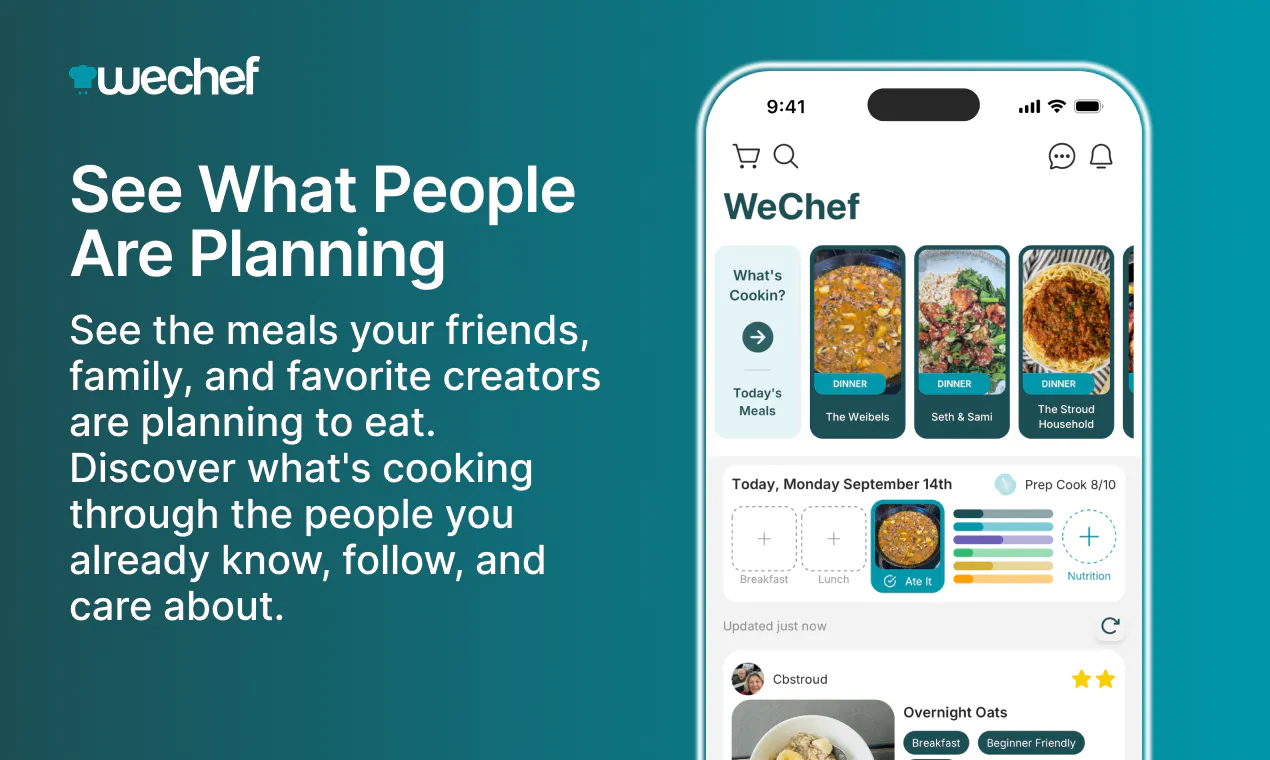 WeChef: Social Meal Planning gallery image