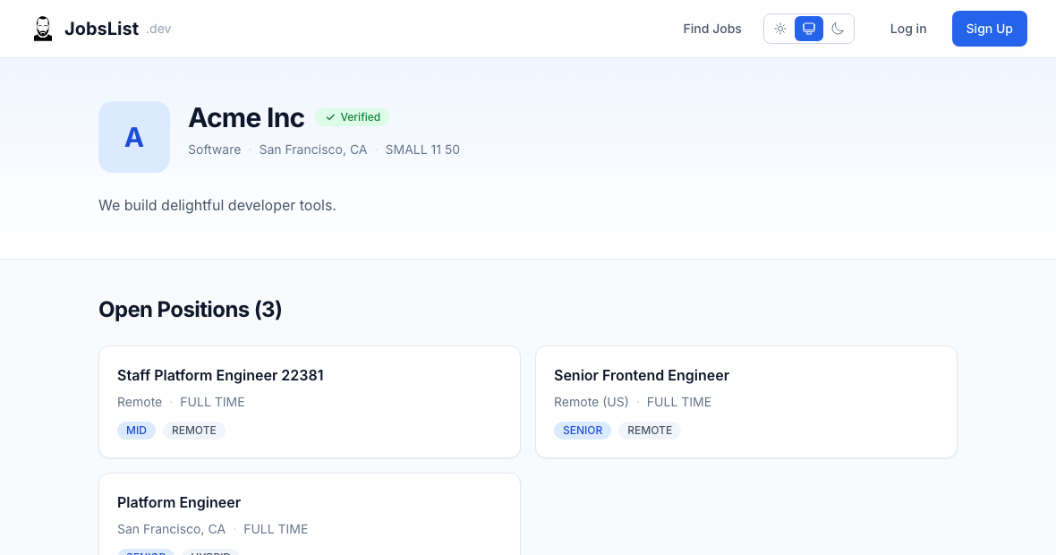 JobsList.dev gallery image