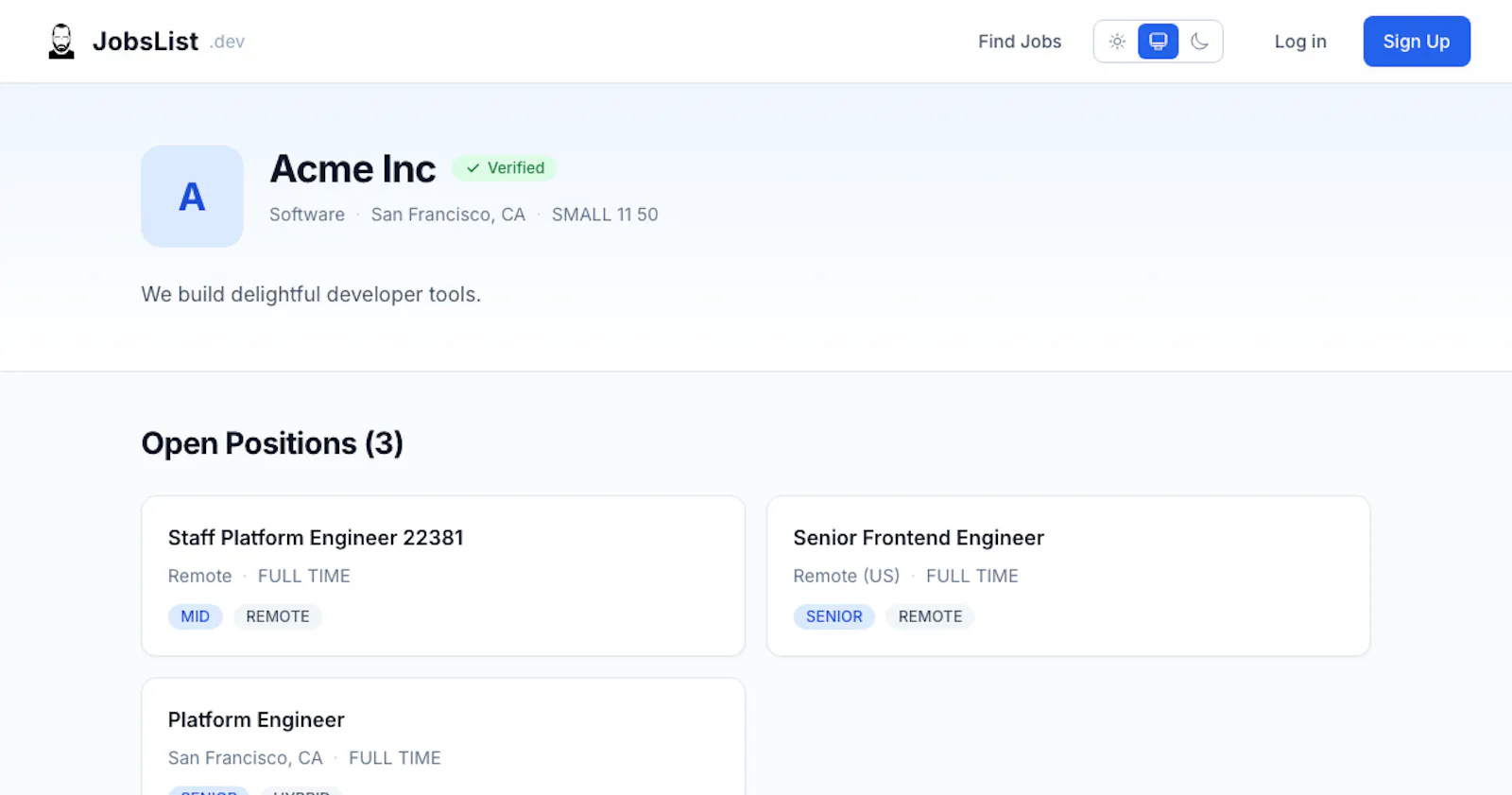 JobsList.dev screenshot 5