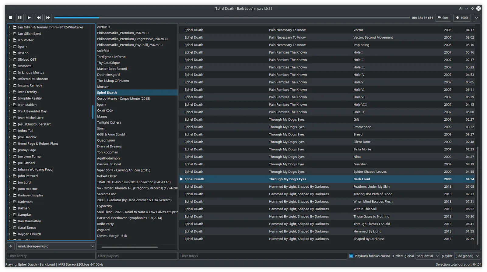 mpz - music player for local collections screenshot 1