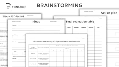 Brainstorming Notion template gallery image