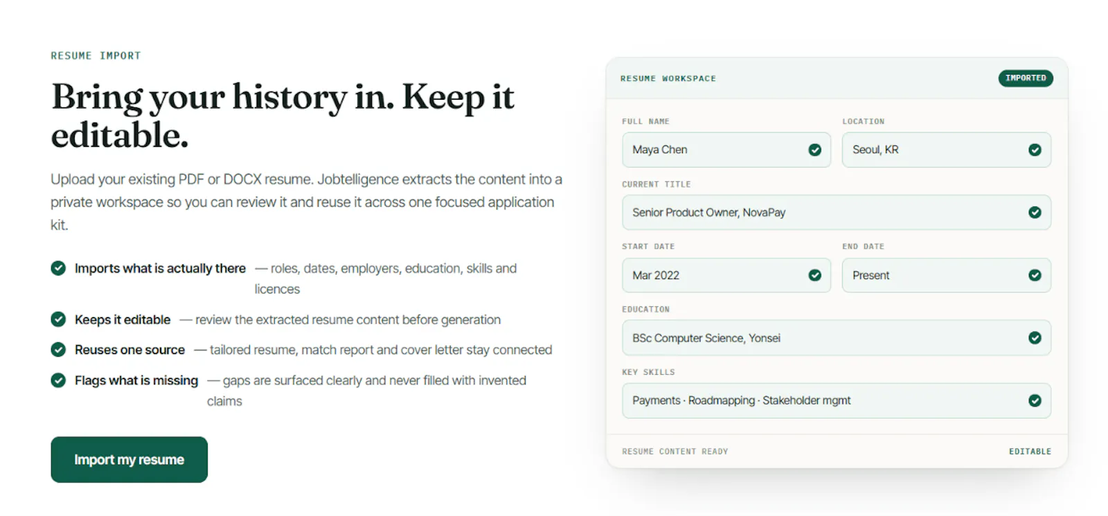 Jobtelligence screenshot 2