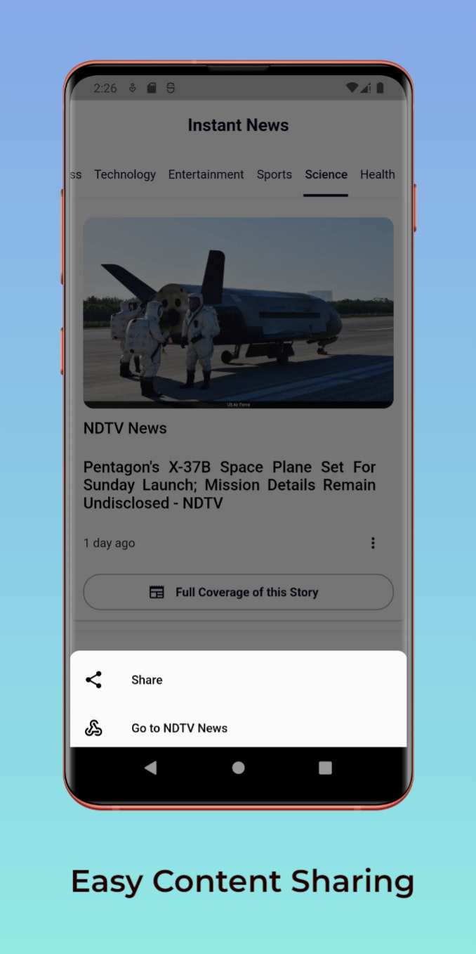 Instant News App media 6