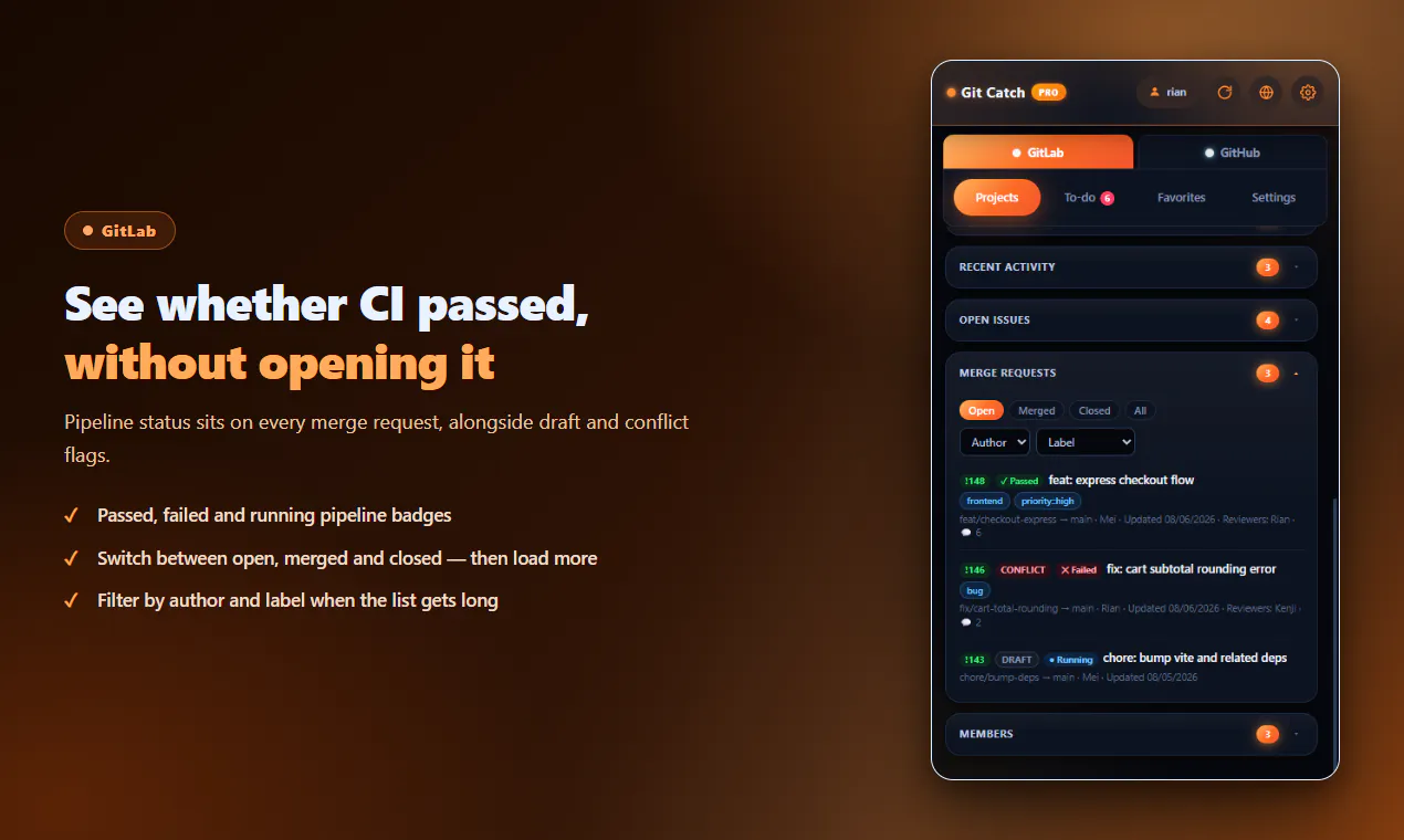 Git Catch gallery image