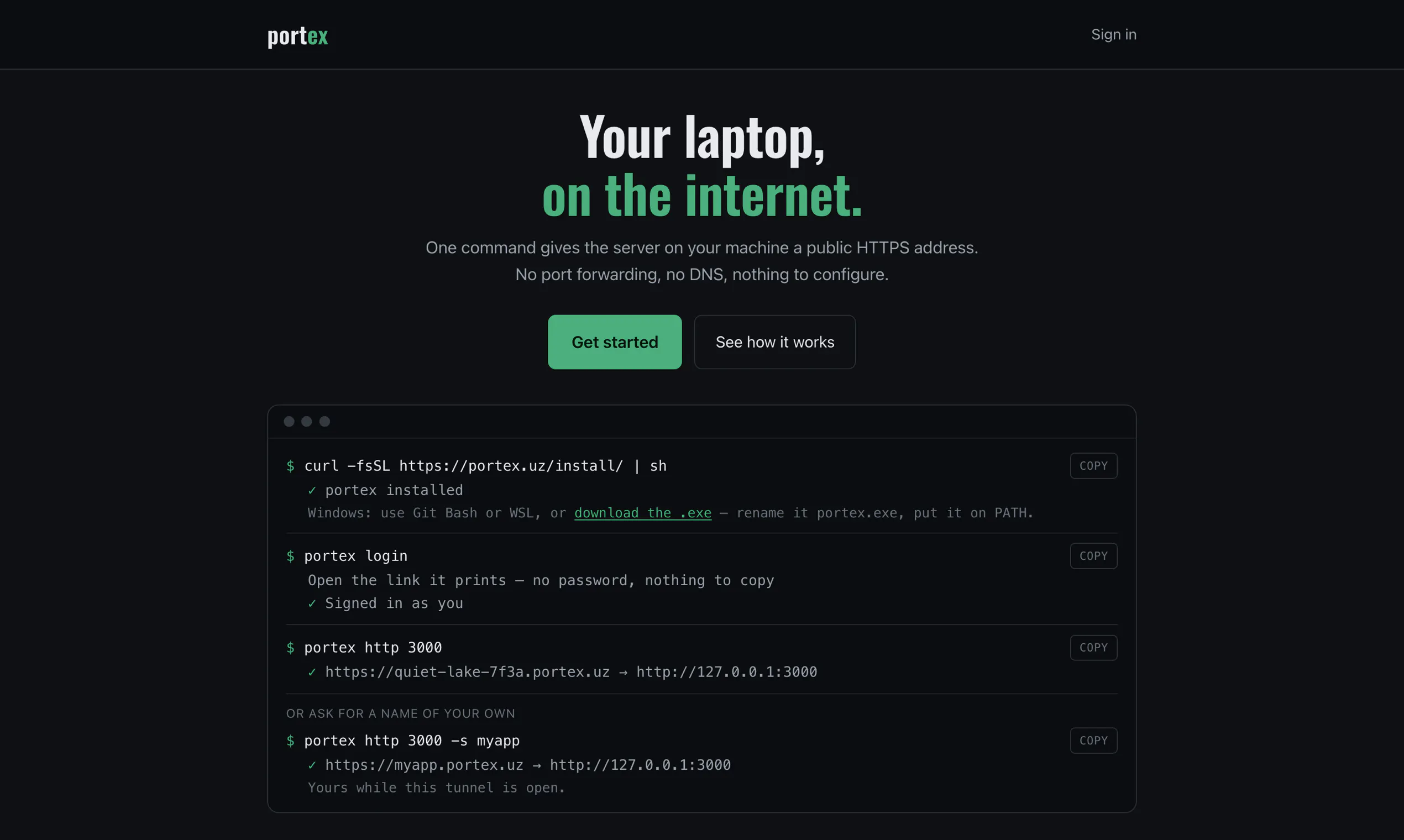 portex gallery image