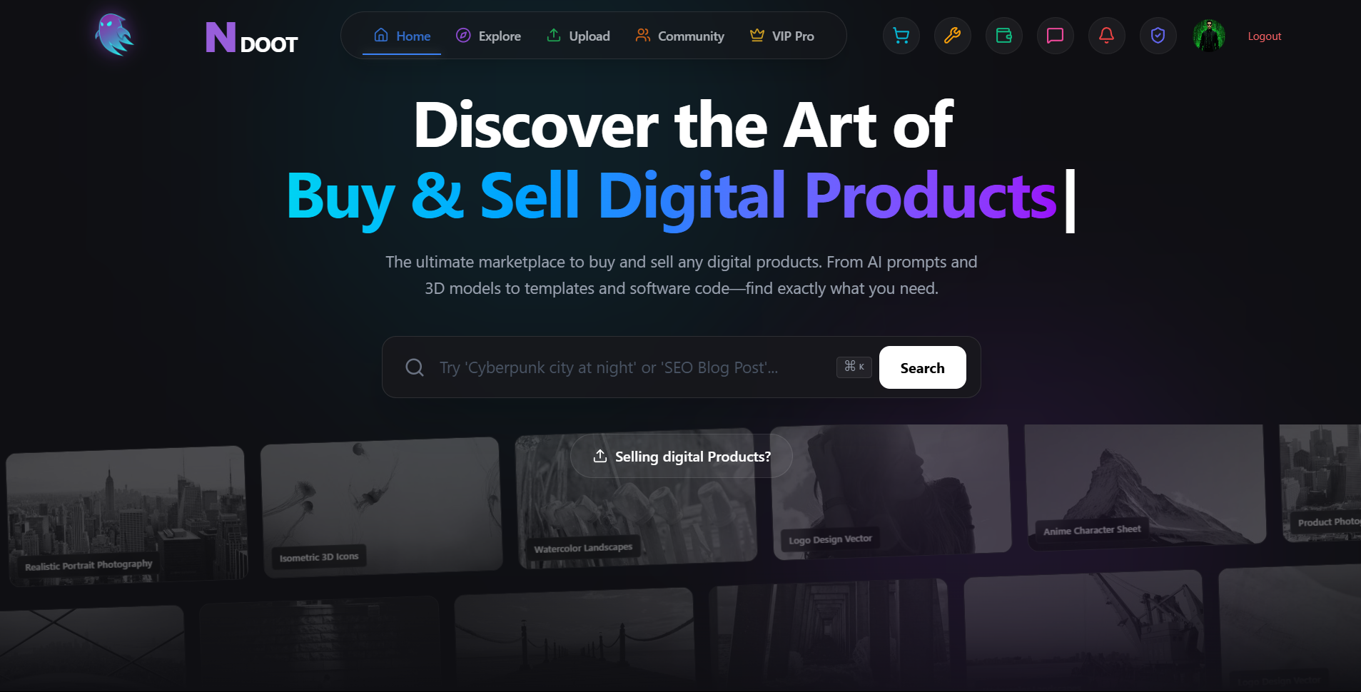 NDOOT - Main product screenshot demonstrating key features and user interface