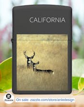 California mule deer - Zippo Lighter gallery image