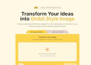 Ghibli Style Image Creator gallery image