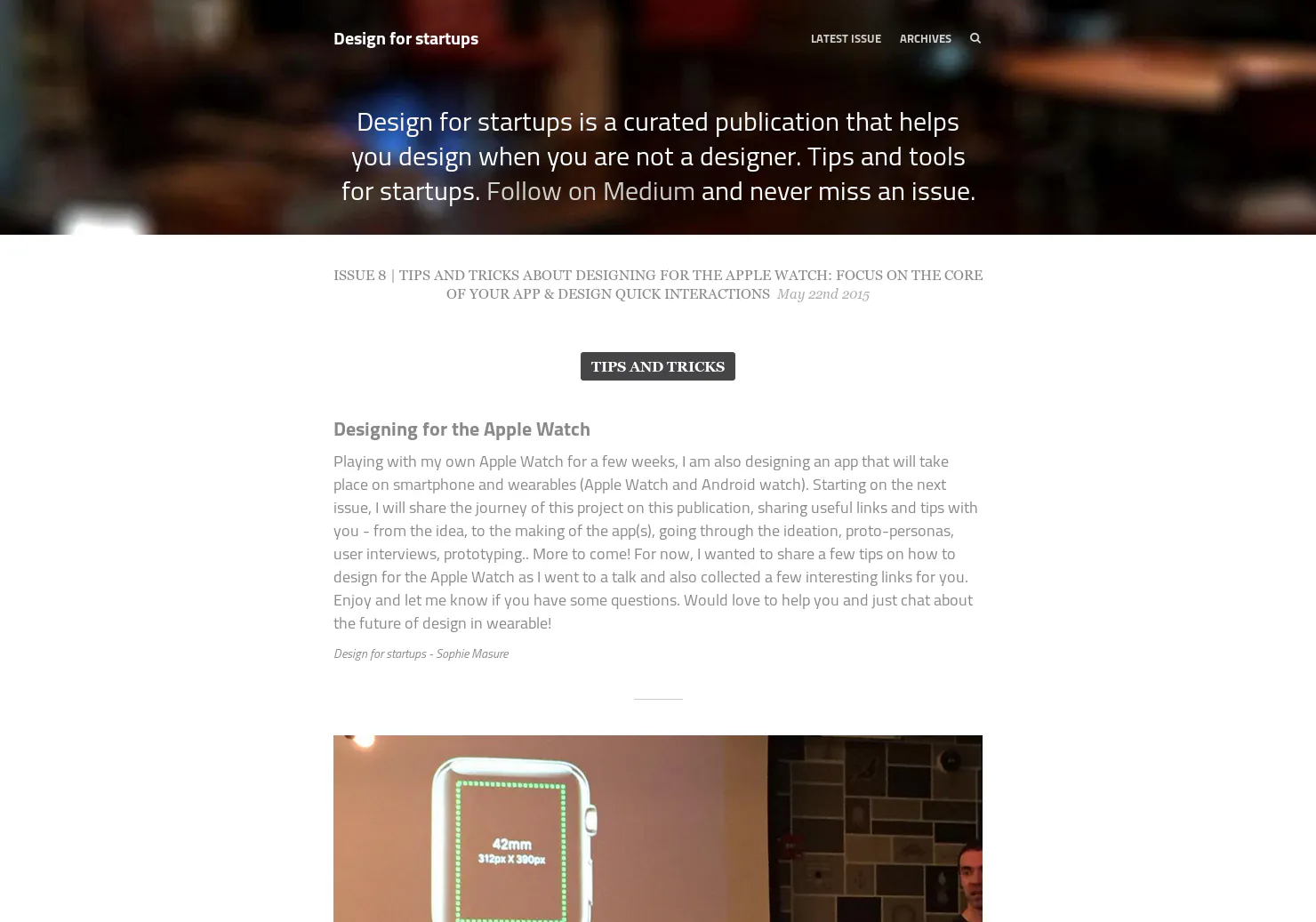 Design for Startups