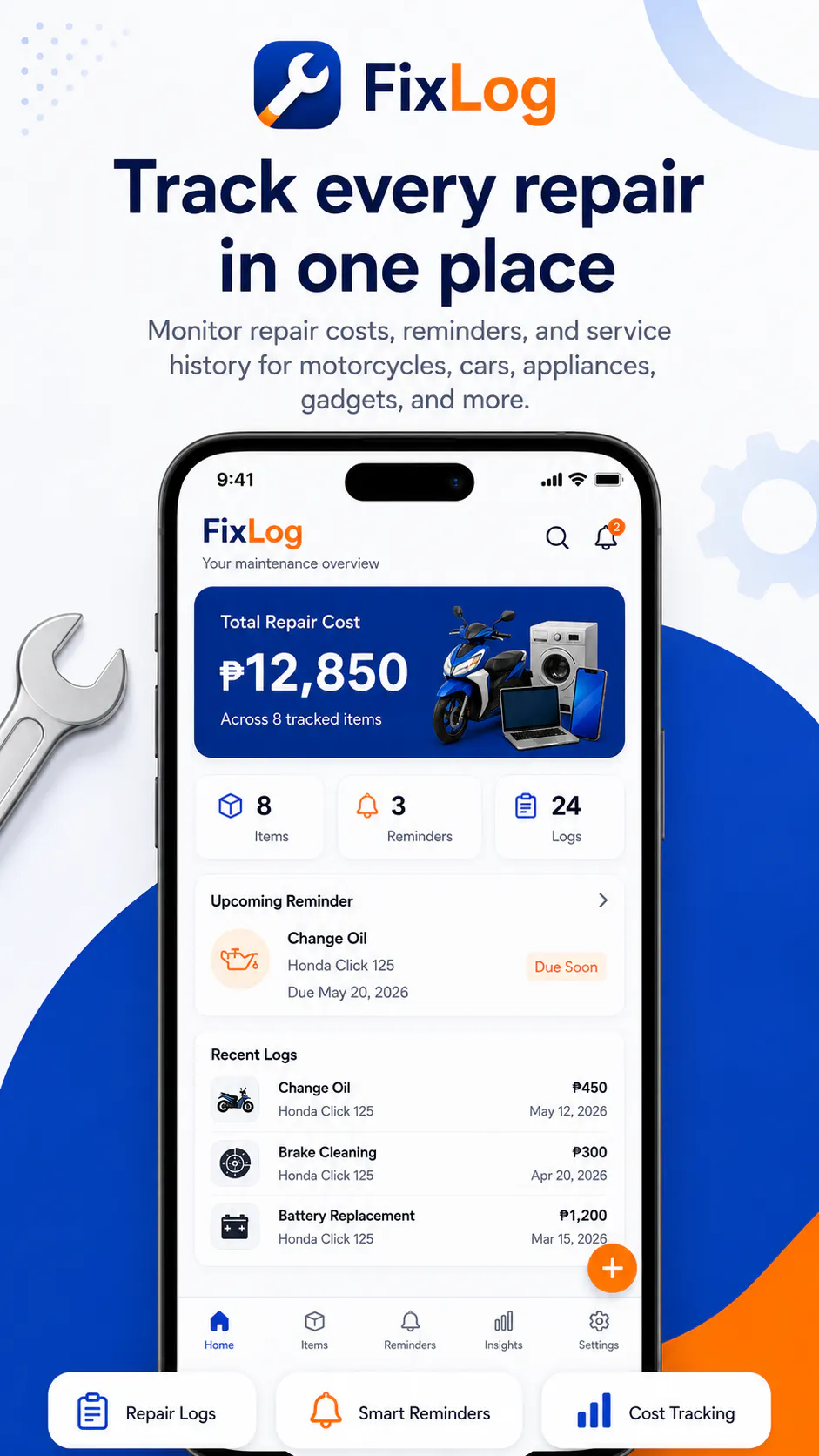 FixLog: Repair Tracker screenshot
