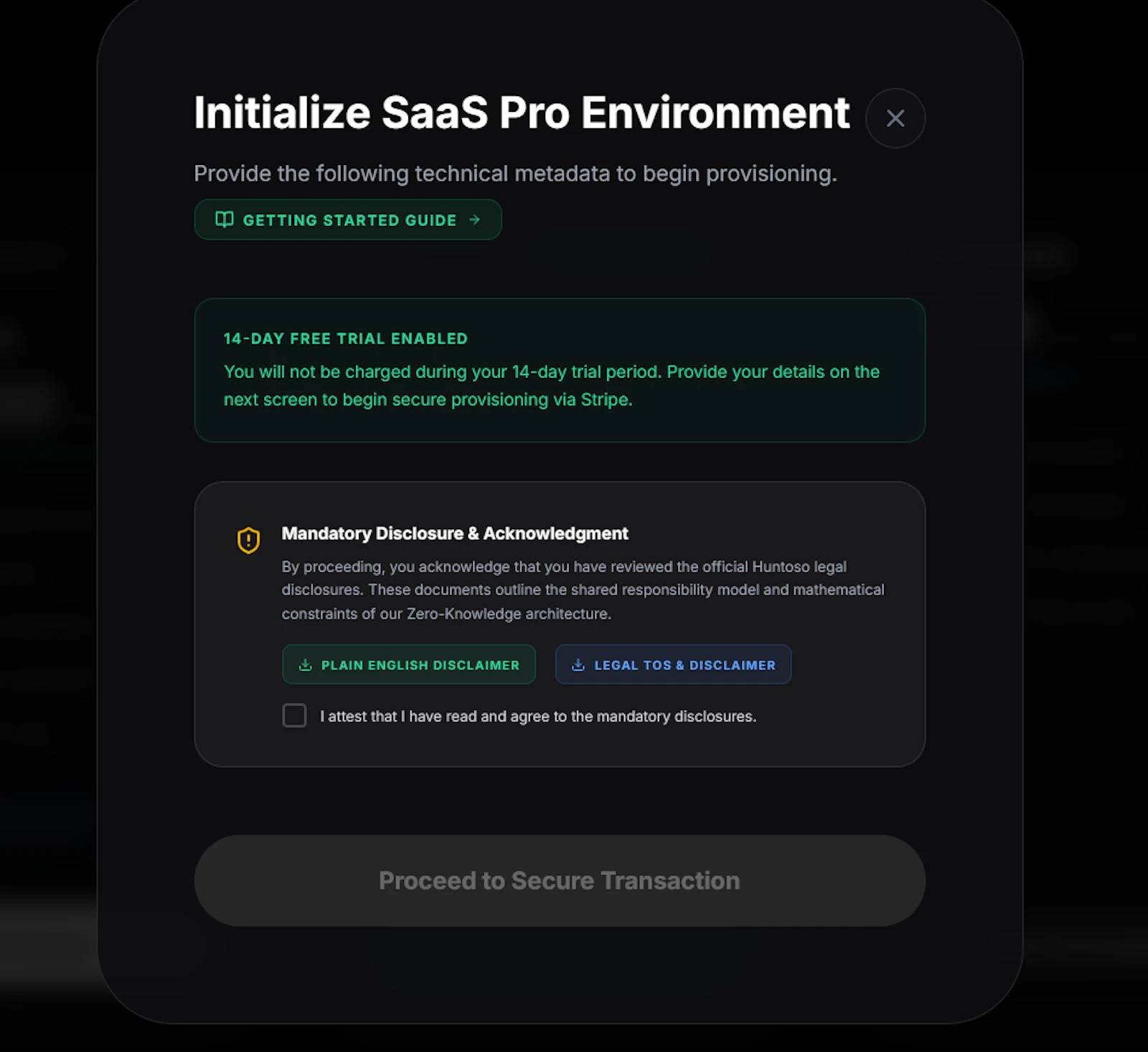 huntoso.ai soft launch screenshot 3