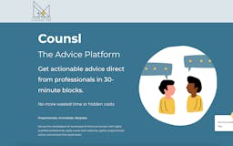 Counsl - The Advice Platform media 1
