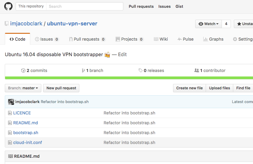 Disposable VPN server bootstrapper gallery image
