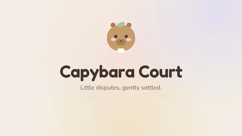 Capybara Court screenshot 1 (video preview)