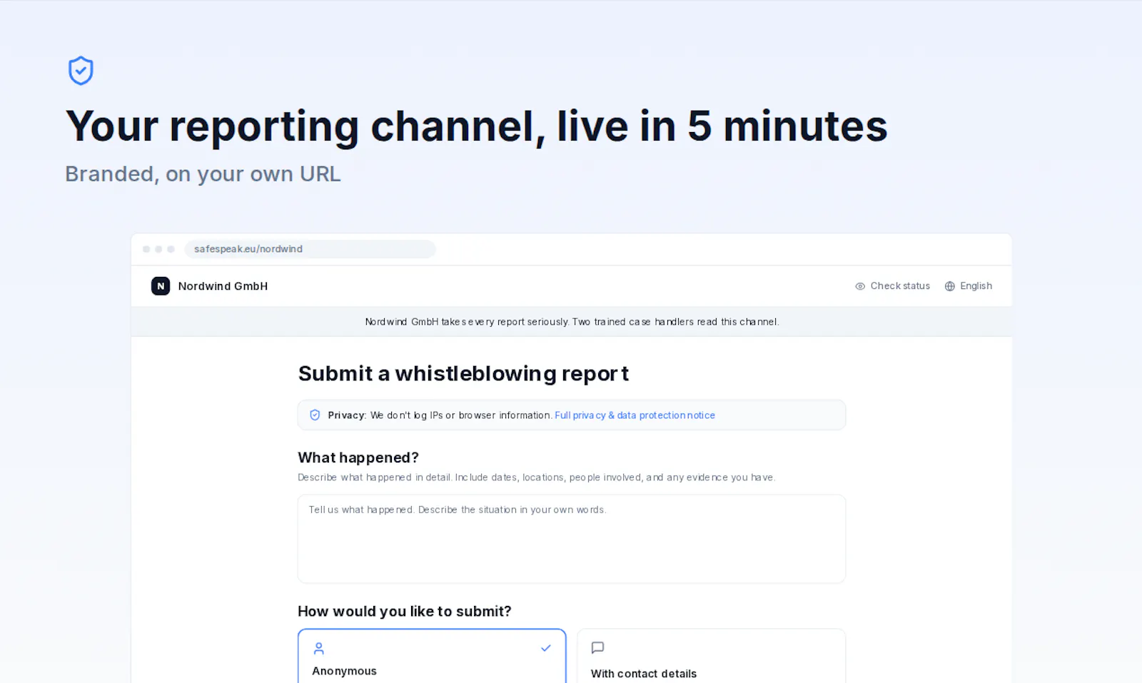 SafeSpeak screenshot 2