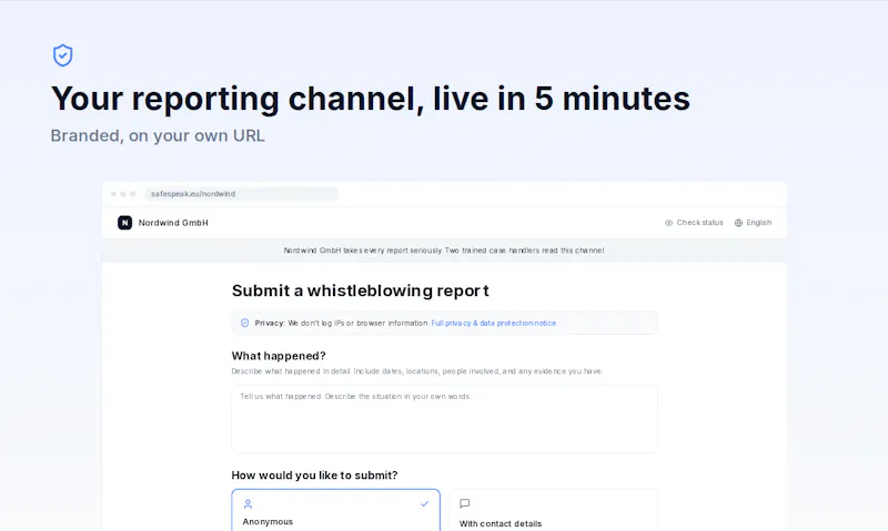 SafeSpeak screenshot 2
