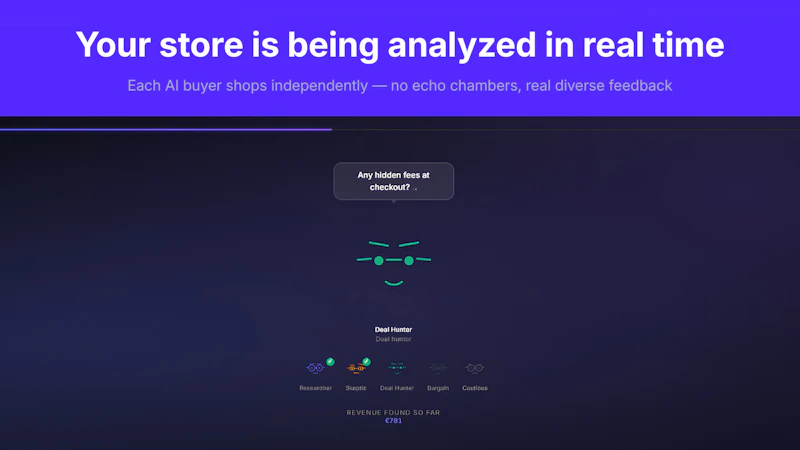 Uservisor — Shopify Revenue Leak Finder screenshot 3