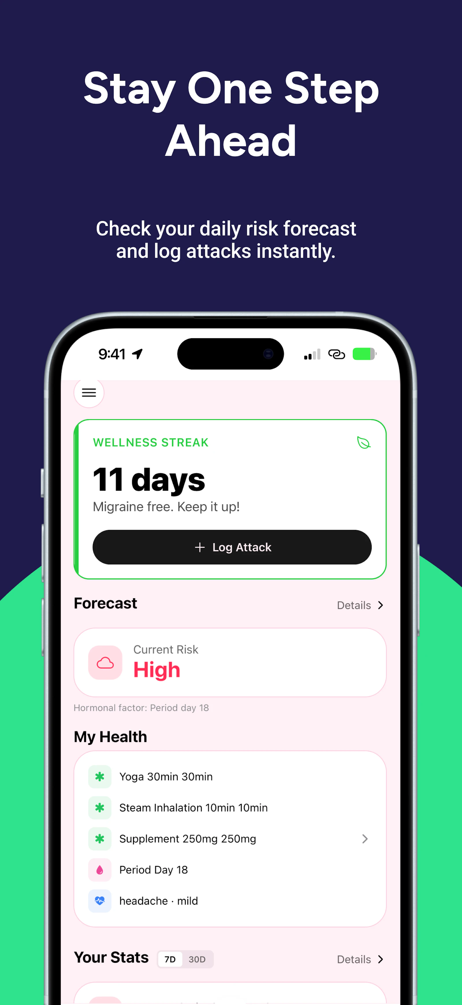 Migraine Trail: Track & AI Voice Log screenshot 5